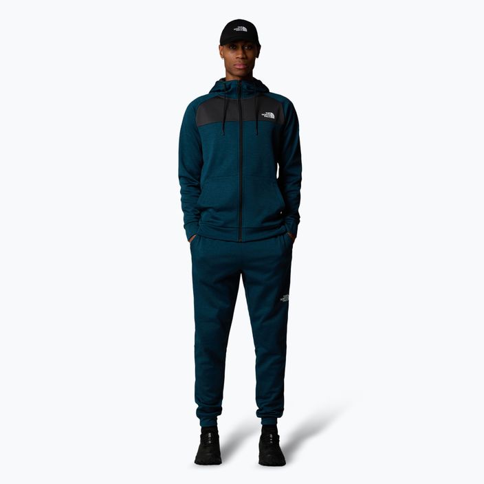 Vyriškas džemperis The North Face Reaxion Fleece midnight petrol dark heather/ asphalt grey 2