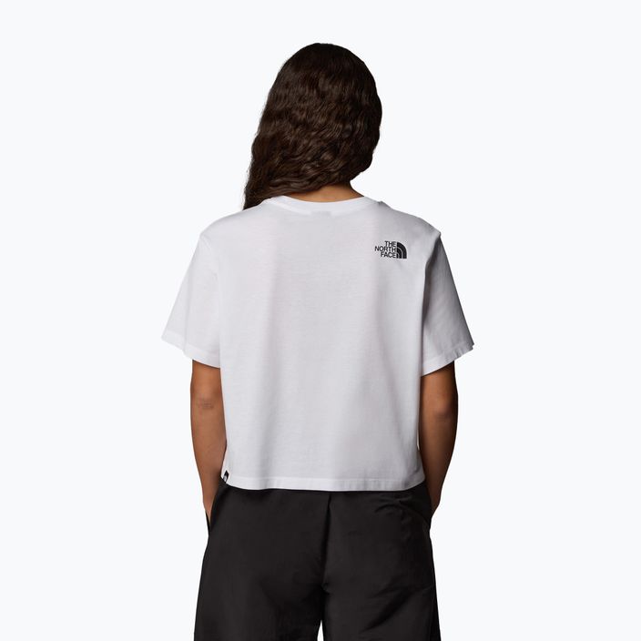 Moteriški marškinėliai The North Face Easy Relaxed Cropped white 3