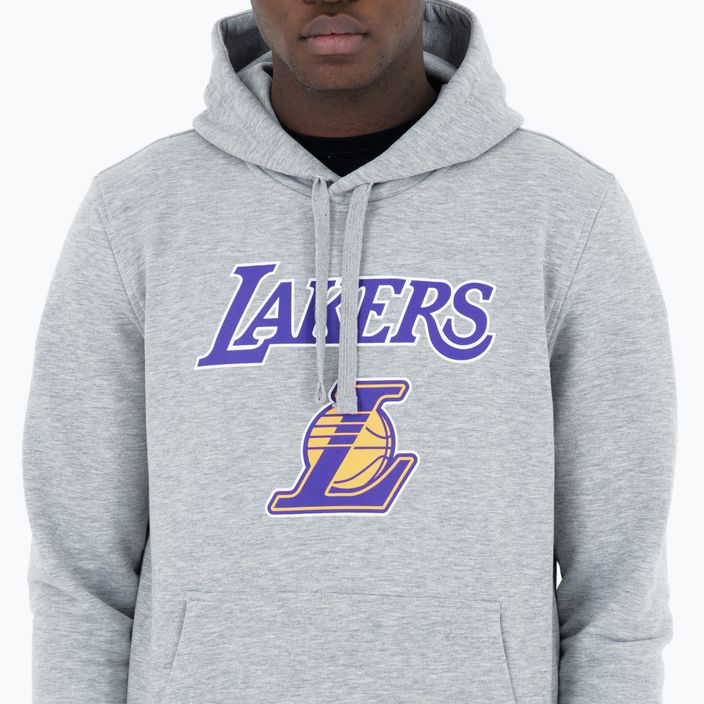 Vyriškas džemperis New Era NBA Regular Hoody Los Angeles Lakers grey med 4