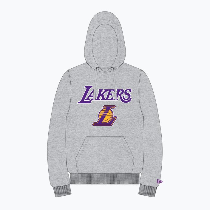 Vyriškas džemperis New Era NBA Regular Hoody Los Angeles Lakers grey med 6
