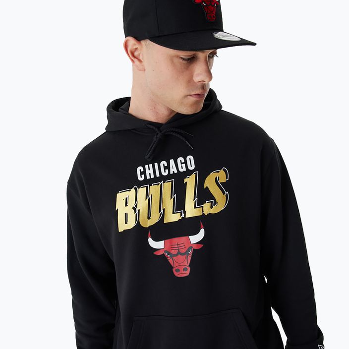 Vyriškas džemperis New Era Team Script OS Hoody Chicago Bulls black 5