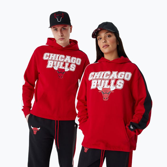 Vyriškas džemperis New Era NBA Large Graphic OS Hoody Chicago Bulls red 8