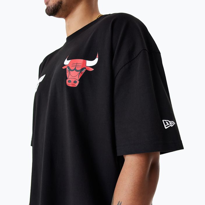 Vyriški marškinėliai New Era NBA Large Graphic BP OS Tee Chicago Bulls black 4