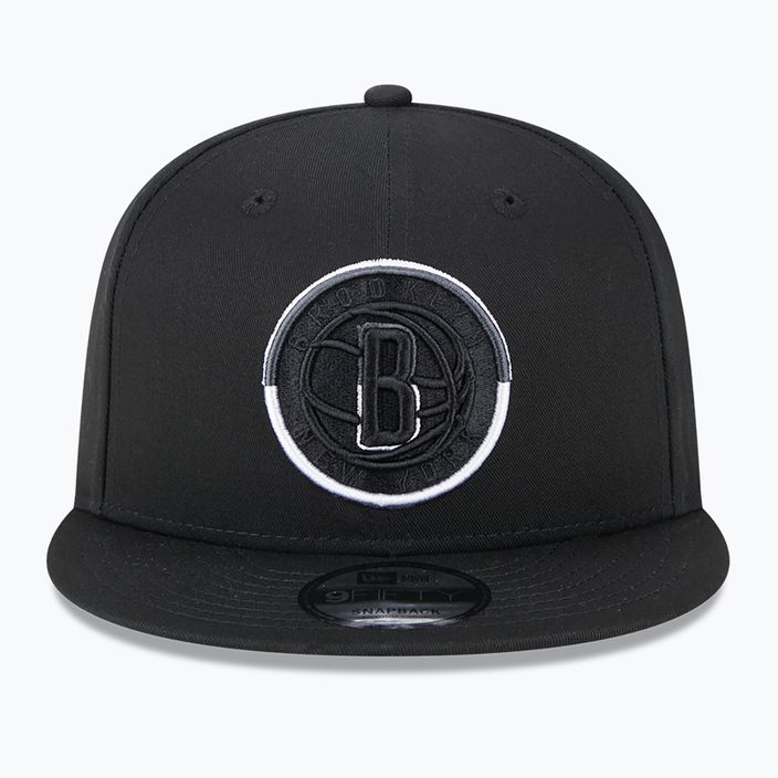 Kepurė New Era Split Logo 9Fifty Brooklyn Nets black 3