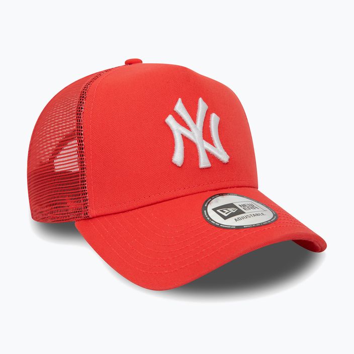 Vyriška New Era League Essential Trucker New York Yankees ryškiai raudona beisbolo kepuraitė 3