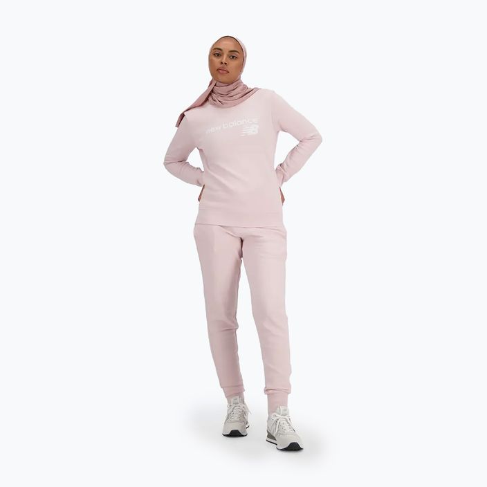 Moteriškas džemperis New Balance Classic Core Fleece Crew stone pink 2