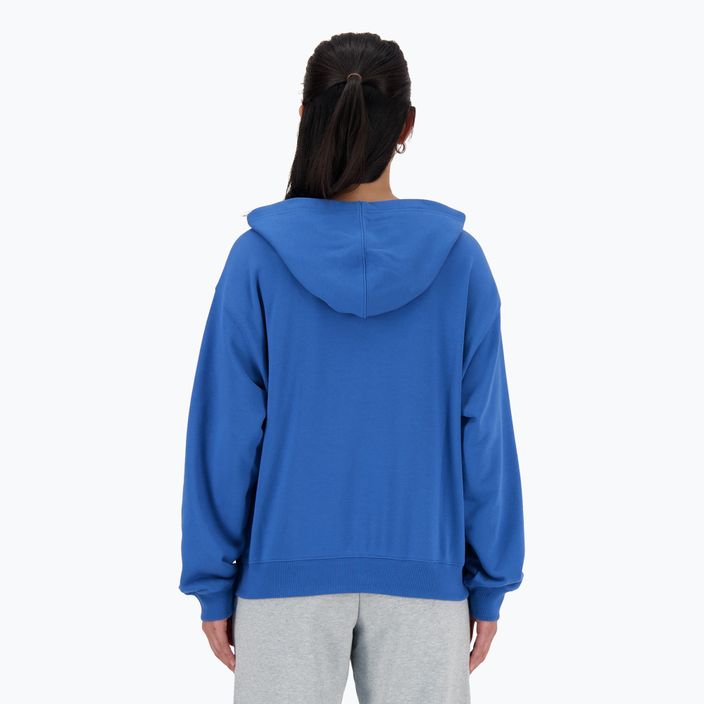 Moteriškas džemperis New Balance French Terry Stacked Logo Hoodie blueagat 3