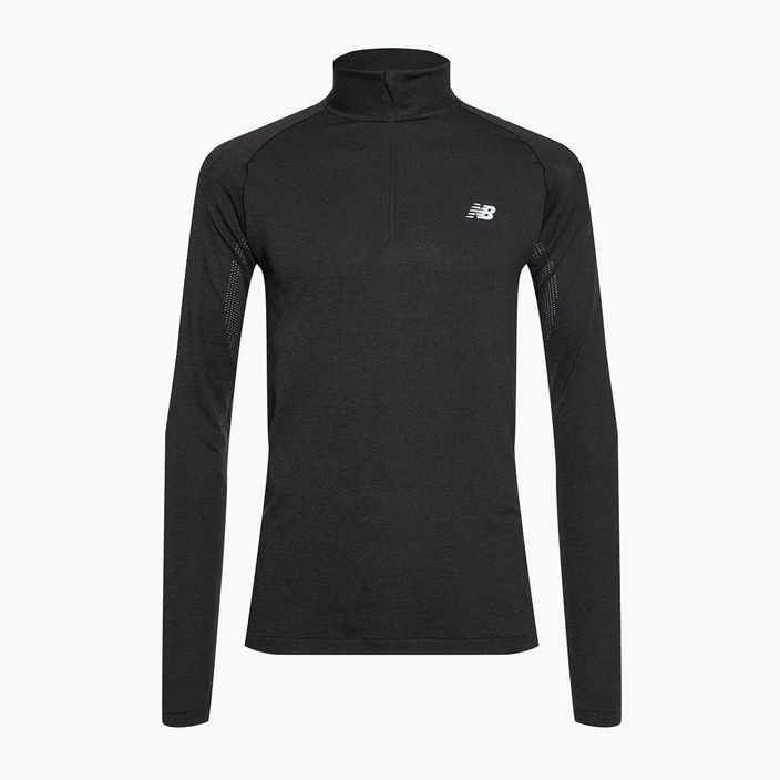 Vyriškas džemperis New Balance Athletics Seamless 1/4 ZIP black