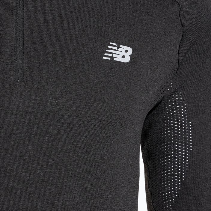 Vyriškas džemperis New Balance Athletics Seamless 1/4 ZIP black 3