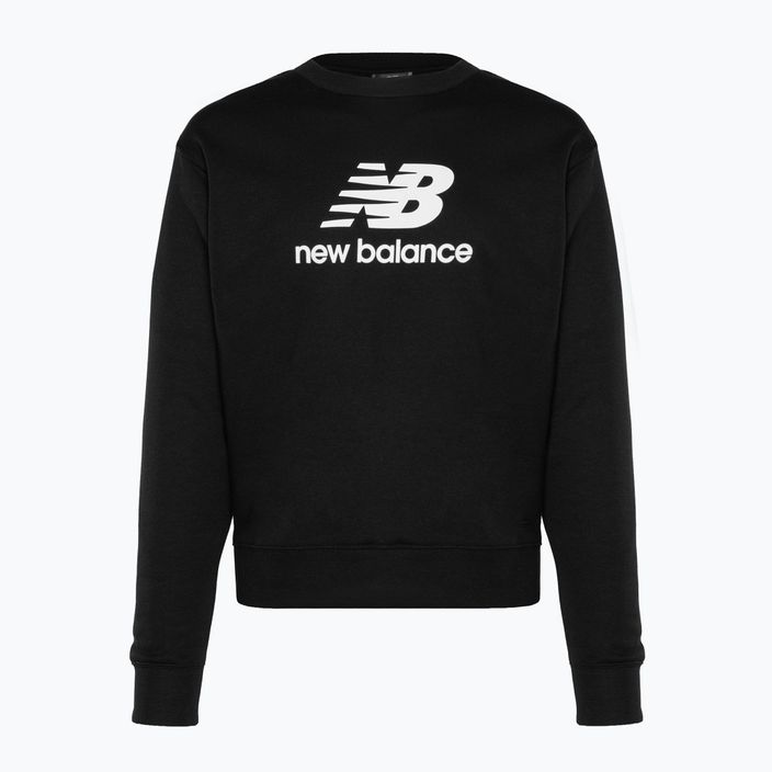 Vyriškas džemperis New Balance Stacked Logo French Terry Crew black 5