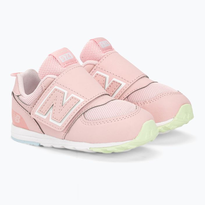 Vaikiški batai New Balance NW574 shell pink 4