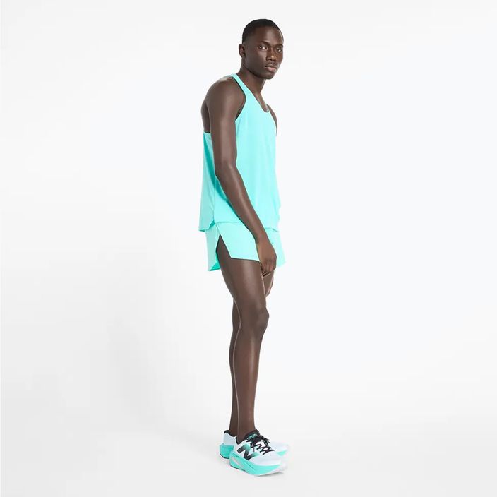 Vyriškas tank topas New Balance Singlet Athletics cyber jade 2