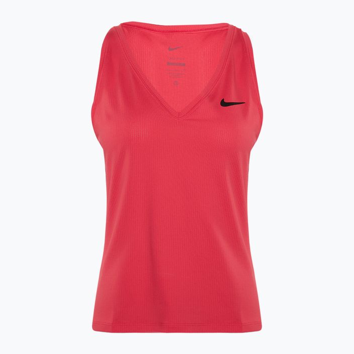 Moteriškas teniso tank topas Nike Court Dri-Fit Victory Tank aster pink/black