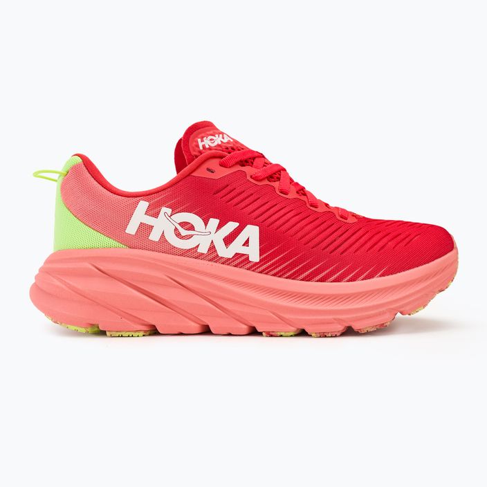 Moteriški bėgimo batai HOKA Rincon 3 cerise/coral 2