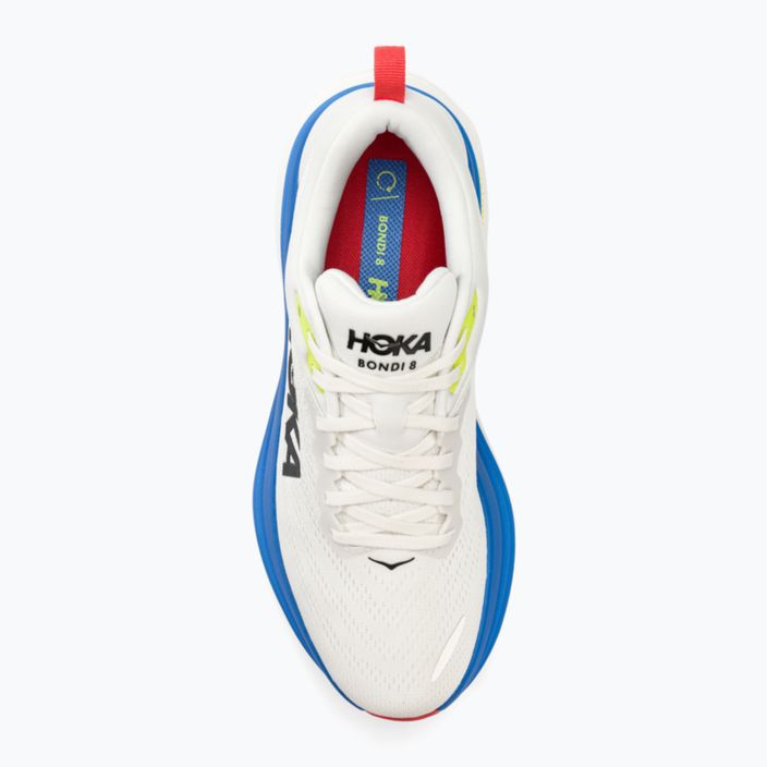 Vyriški bėgimo bateliai HOKA Bondi 8 blanc de blanc/virtual blue 5