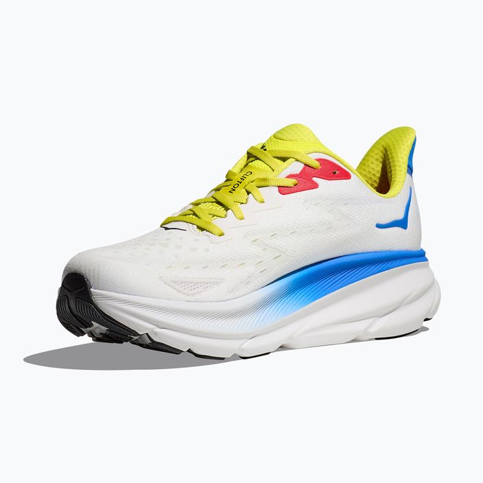 Vyriški bėgimo bateliai HOKA Clifton 9 blanc de blanc/virtual blue 5