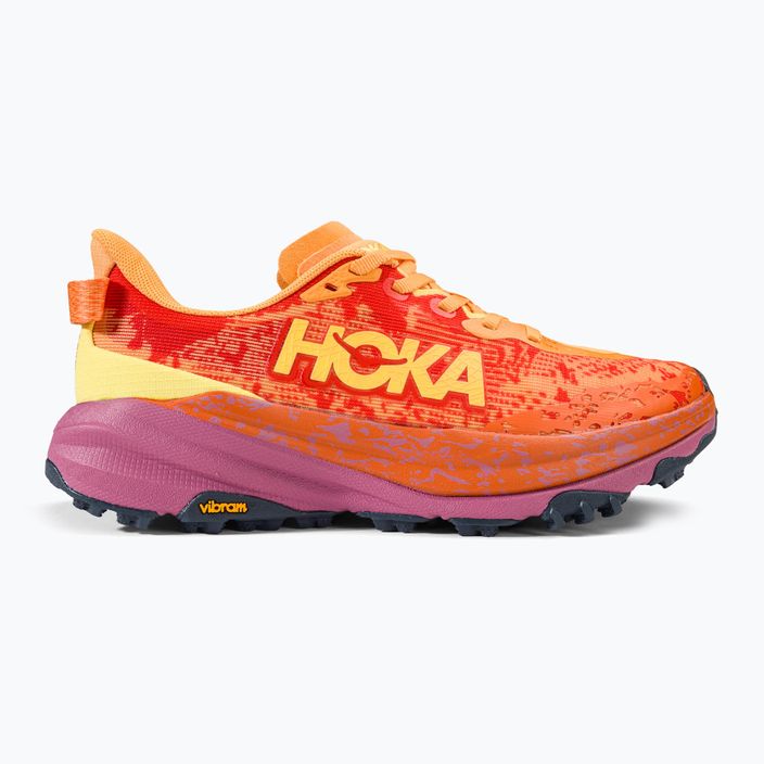 Moteriški bėgimo bateliai HOKA Speedgoat 6 sherbet/beet root 3