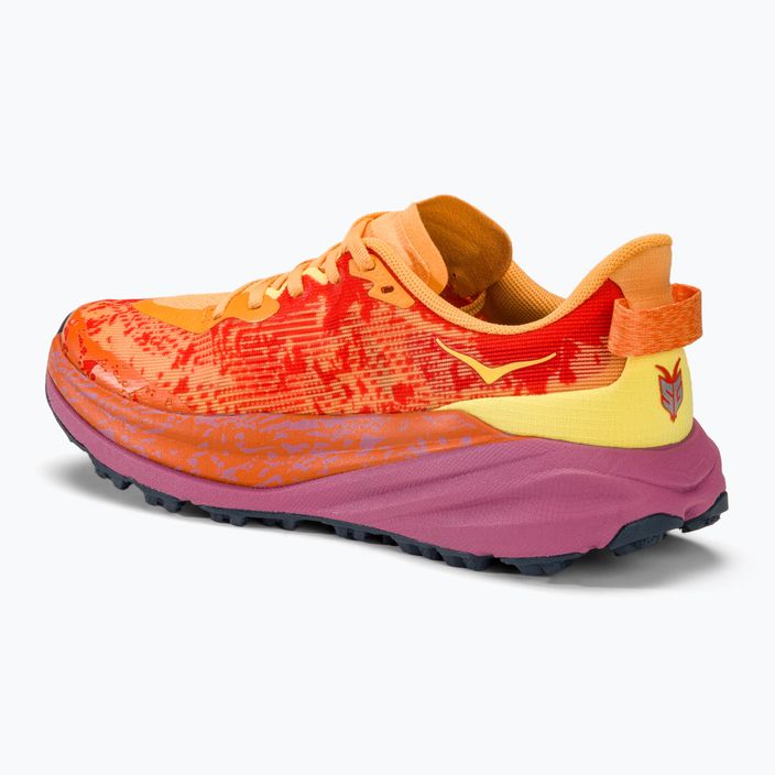 Moteriški bėgimo bateliai HOKA Speedgoat 6 sherbet/beet root 4