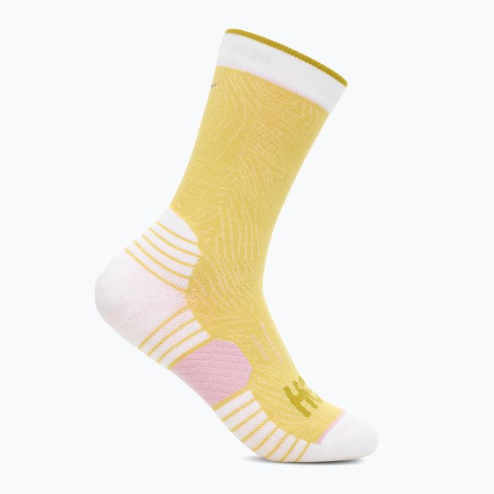 Bėgimo kojinės HOKA Crew Run Sock 3 poros cerise/papaya/aura 2