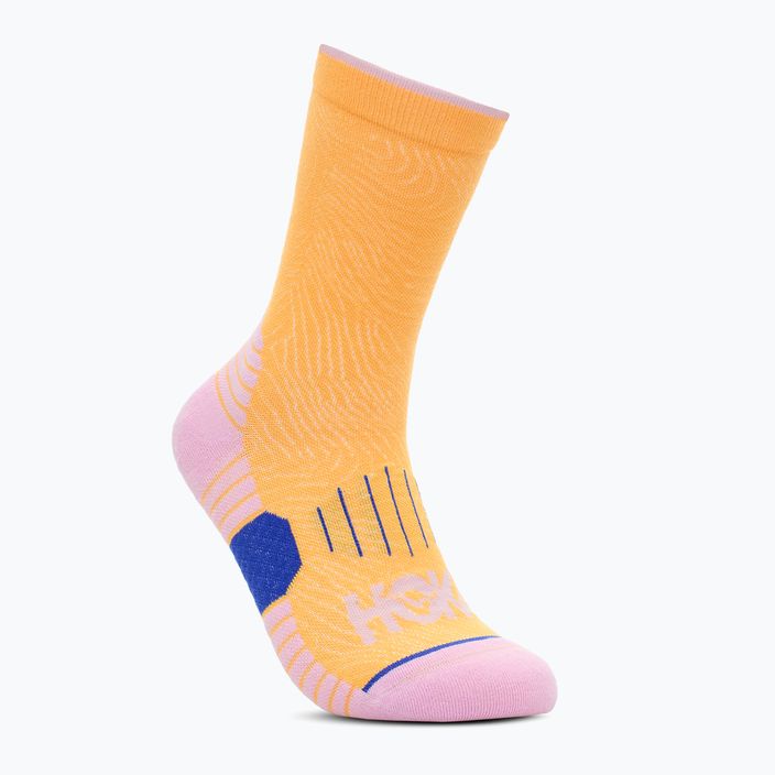 Bėgimo kojinės HOKA Crew Run Sock 3 poros pink twillight/sherbert/dazzling blue 3