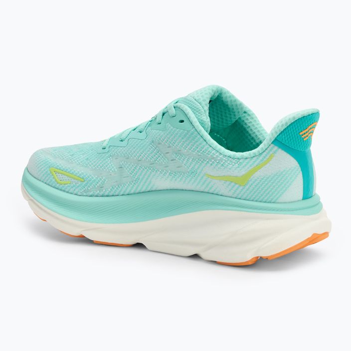 Moteriški bėgimo bateliai HOKA Clifton 9 seafoam/aqua breeze 3