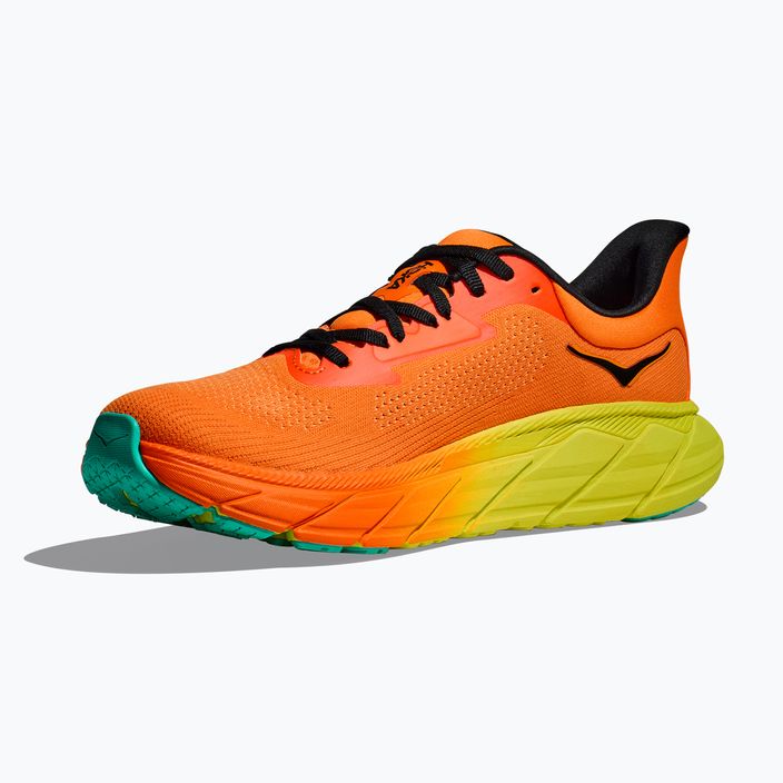 Vyriški bėgimo bateliai HOKA Arahi 7 electric tangerine/black 5