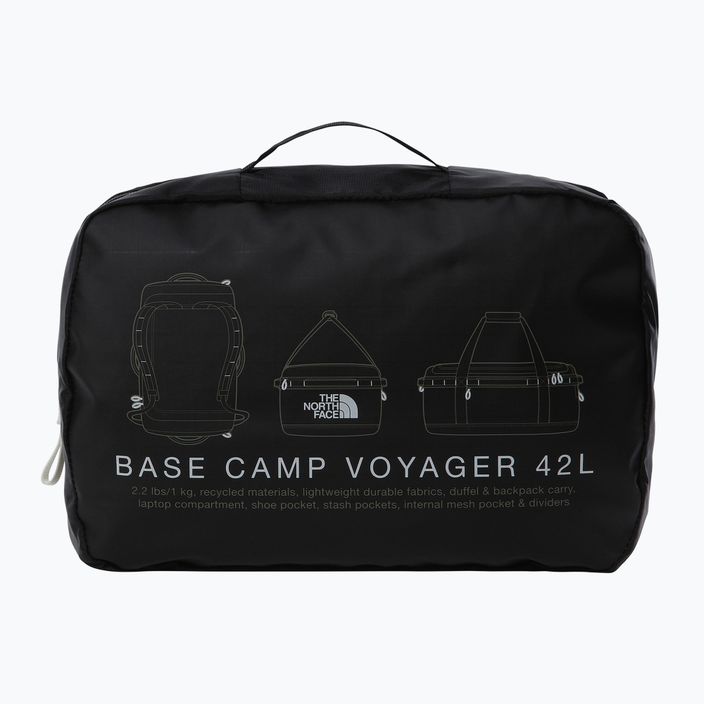 Kelioninis krepšys The North Face Base Camp Voyager Duffel 42 l black/white/npf 5