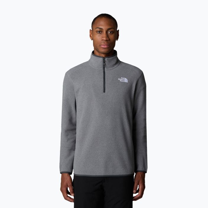 Vyriškas džemperis The North Face 100 Glacier 1/4 Zip medium grey heather