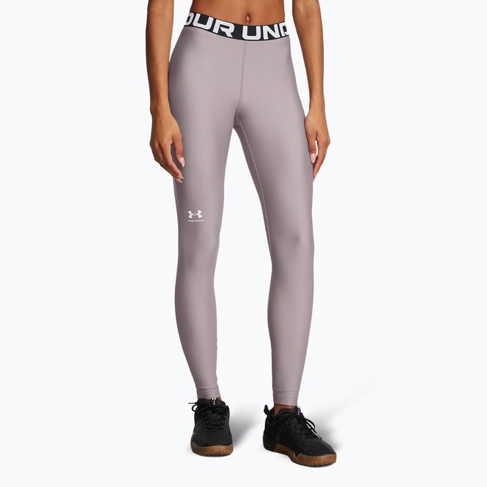 Moteriškos treniruočių tamprės Under Armour HeatGear tetra gray/white