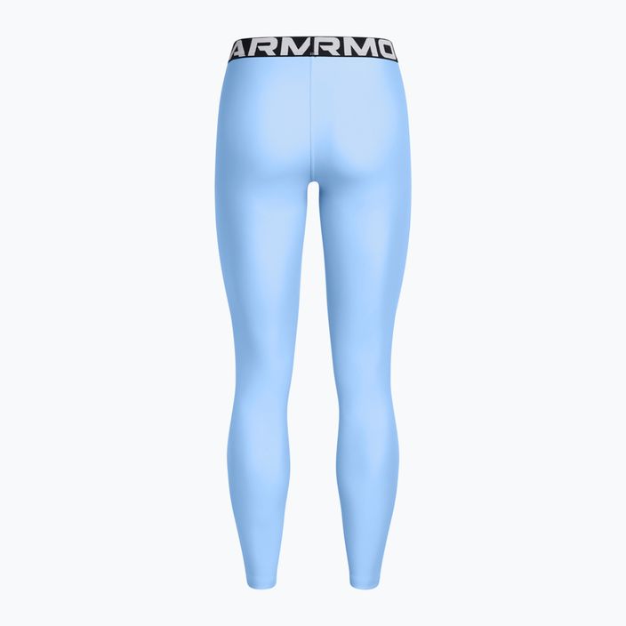 Moteriškos tamprės Under Armour HeatGear horizon blue/white 5