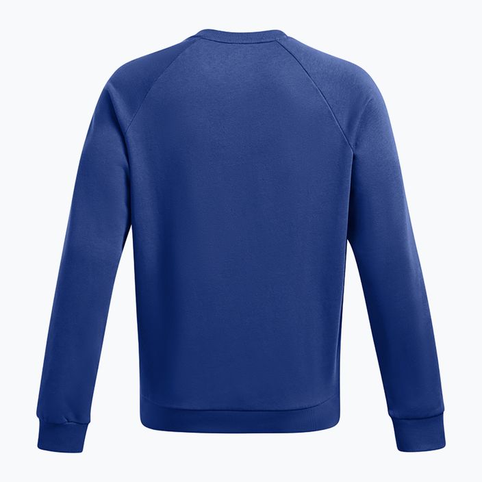 Vyriškas džemperis Under Armour Rival Fleece Crew tech blue/white 2