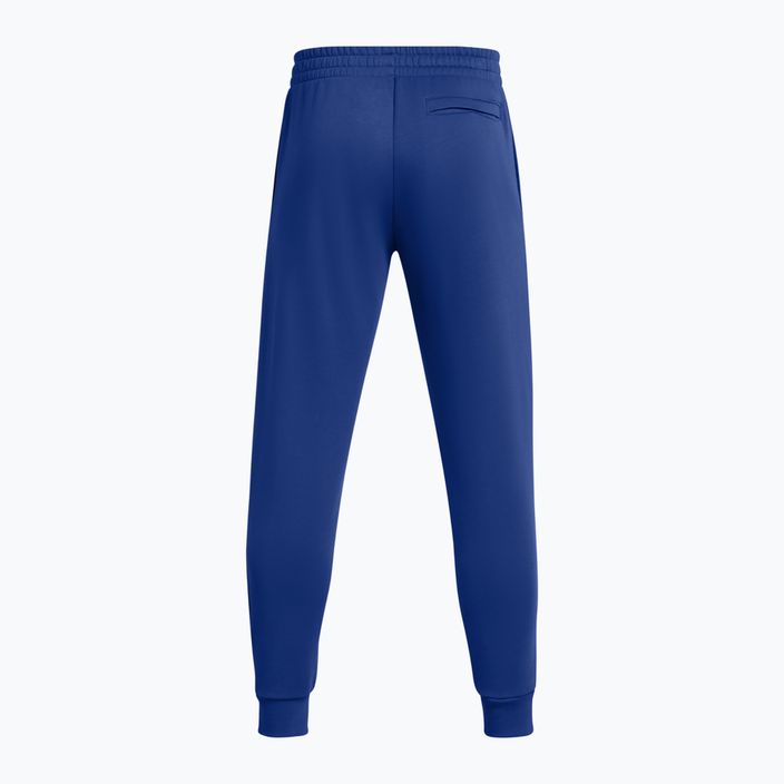 Vyriškos kelnės Under Armour Rival Fleece Joggers tech blue/white 6