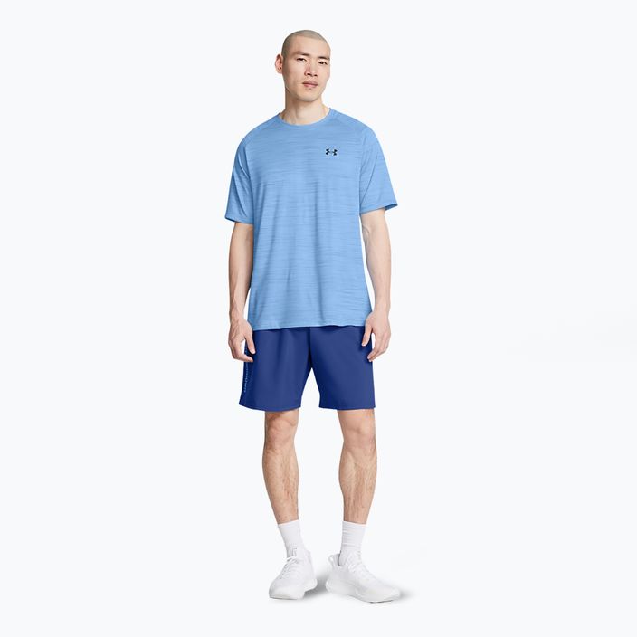 Vyriški treniruočių šortai Under Armour Woven Wordmark tech blue/horizon blue 2