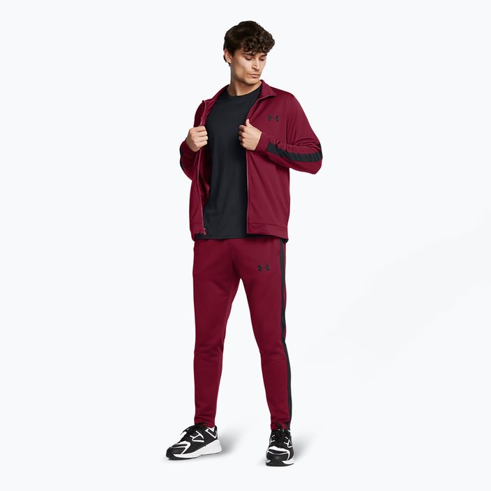 Vyriškas sportinis kostiumas Under Armour UA Knit Track Suit cardinal/racing red