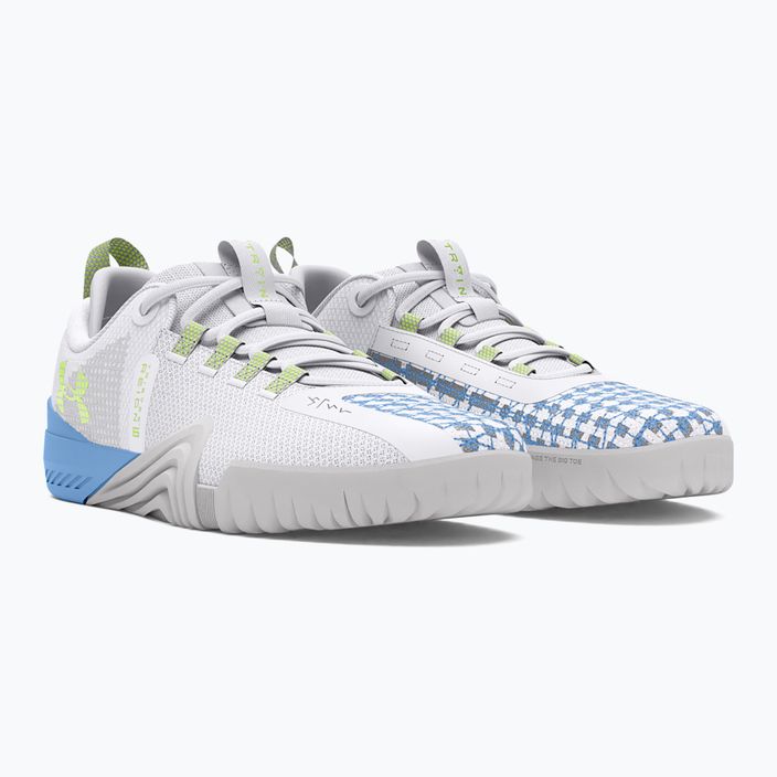 Moteriški treniruočių batai Under Armour TriBase Reign 6 white/horizon blue/morph green 3