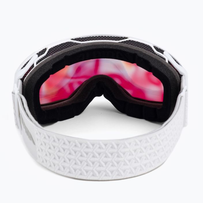 Alpina Estetica QV balti blizgūs auksiniai slidinėjimo akiniai 3