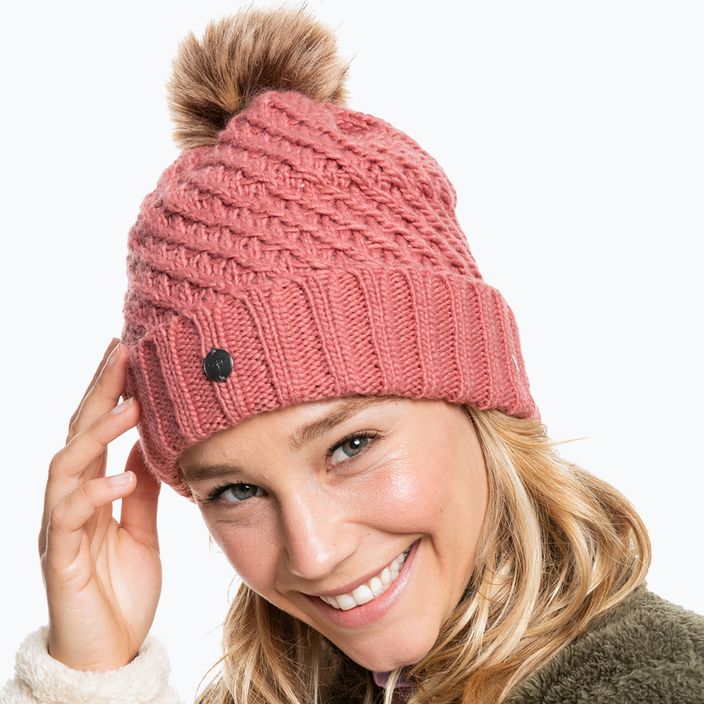 Moteriška žieminė kepurė ROXY Blizzard pink 4
