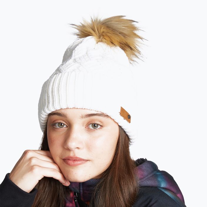 Moteriška žieminė kepurė ROXY Ski Chic white 4