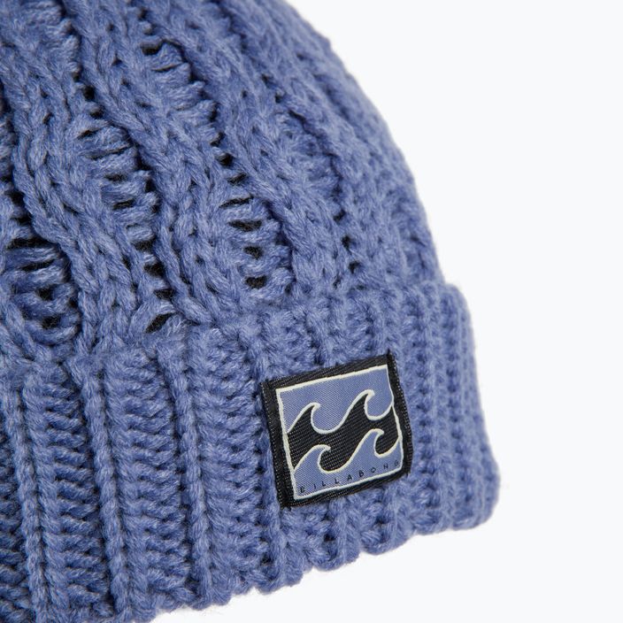 Moteriška Billabong Good Vibes vintage blue žieminė kepurė su snapeliu 3