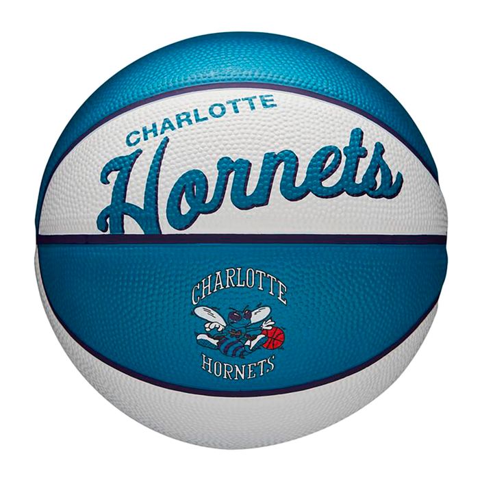 Wilson NBA Team Retro Mini Charlotte Hornets krepšinio kamuolys WTB3200XBCHA dydis 3 3