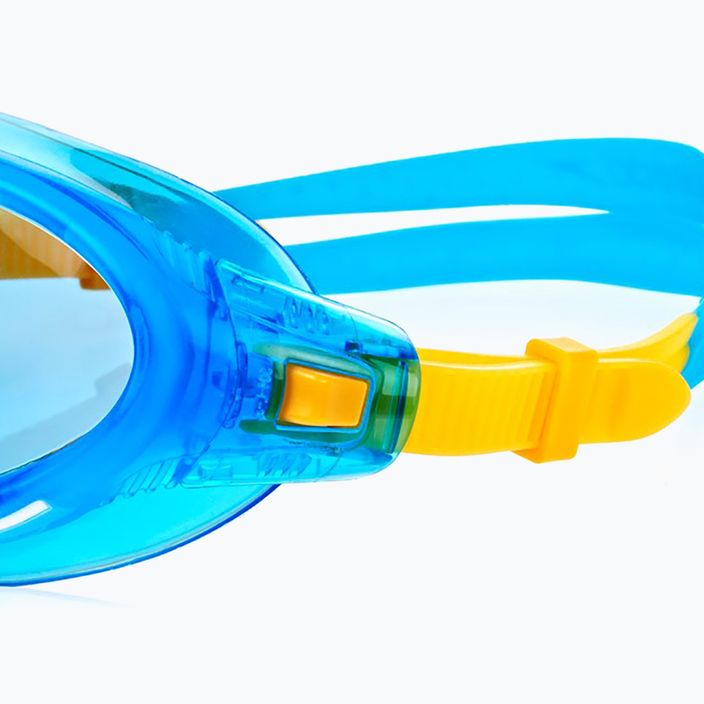 Speedo Rift Junior mėlyna/oranžinė vaikiška plaukimo kaukė 8-012132255 7