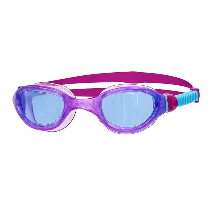 Zoggs Phantom 2.0 violetinės/mėlynos/juodos spalvos vaikiški plaukimo akiniai 461312 2