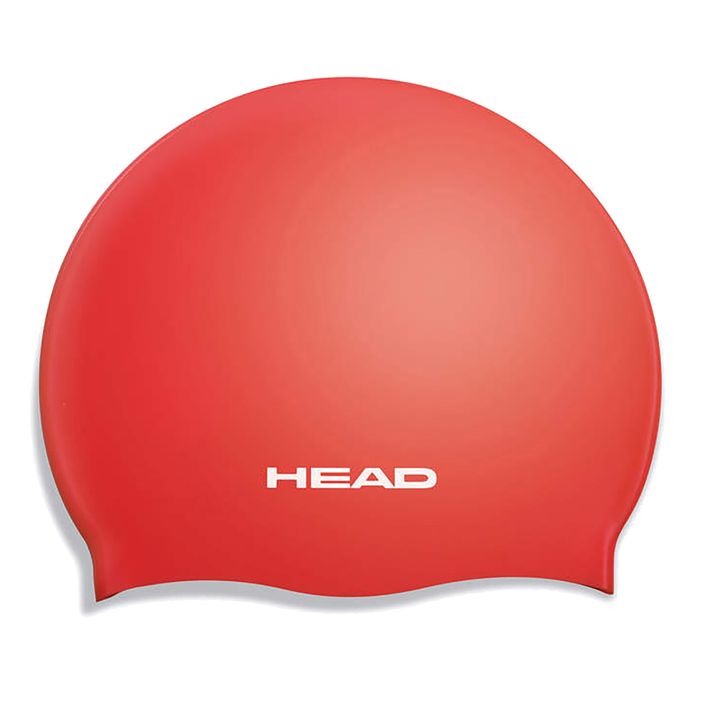 HEAD Silikoninė plokščia RD vaikiška plaukimo kepuraitė raudona 455006 2