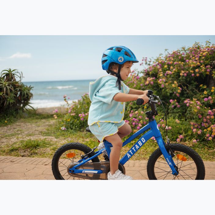 Vaikiškas dviračių šalmas ATTABO K200 mėlynas 12