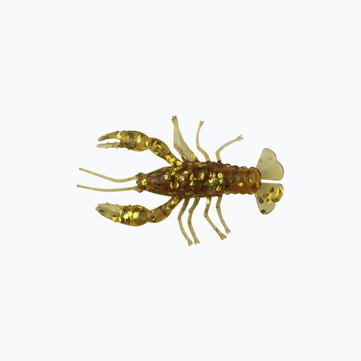 Guminis masalas Relax Crawfish 1 Standartinis 8 vnt. rootbeer-gold glitter CRF1-S