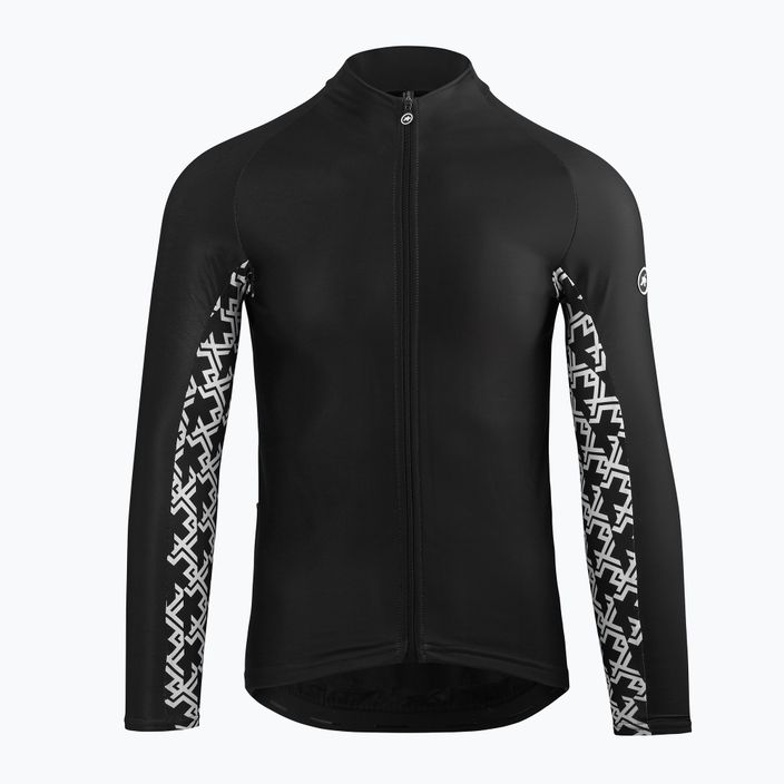 Vyriškas ASSOS Mille GT Spring Fall juodas dviratininko džemperis