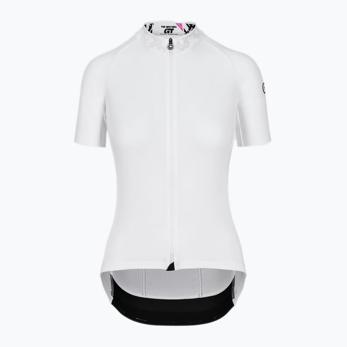 Moteriški dviratininkų marškinėliai ASSOS Uma GT Jersey C2 holy white