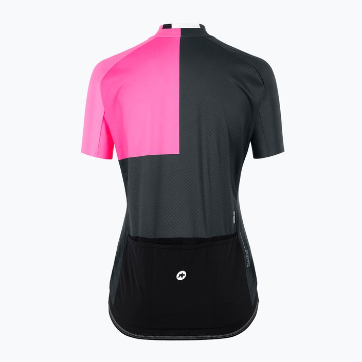 Moteriški dviratininko marškinėliai ASSOS Uma GT C2 EVO fluo pink 2