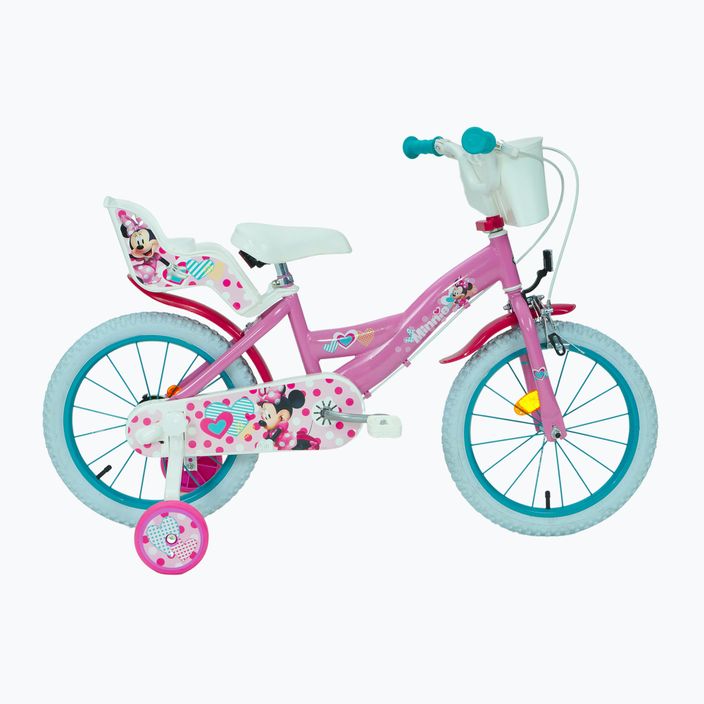 Huffy Minnie vaikiškas 16" rožinis dviratis 21891W 13