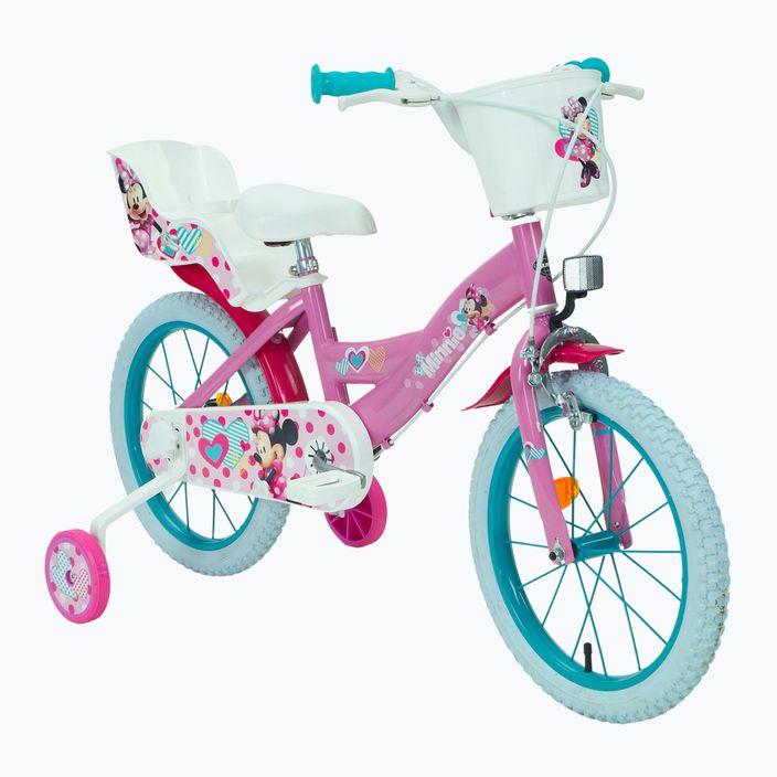 Huffy Minnie vaikiškas 16" rožinis dviratis 21891W 12